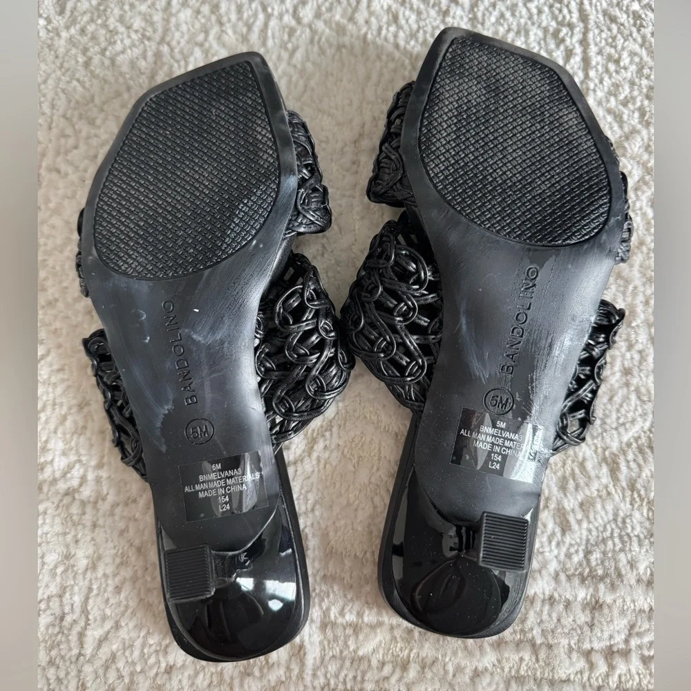 Bandolino Black Women's Heeled Sandals - Picture 10 of 12